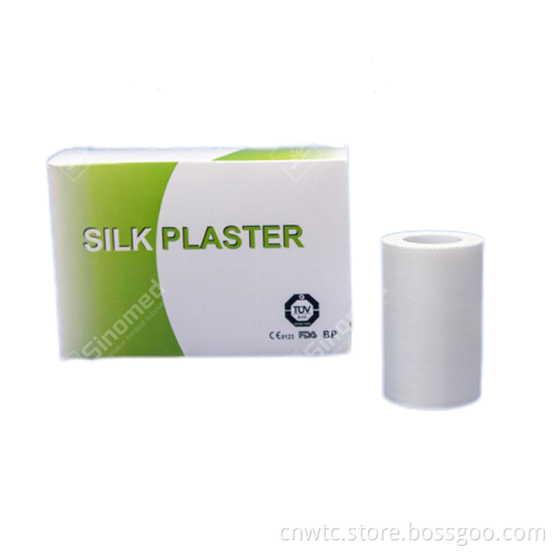 Medical Adhesive Tape: 2.5cm x 5yds Silk Plaster Bandage